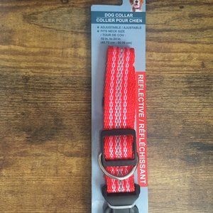 Greenbrier Kennel Club 1" Adjustable Dog Collar Red  Lg 18"- 24" ~ NEW